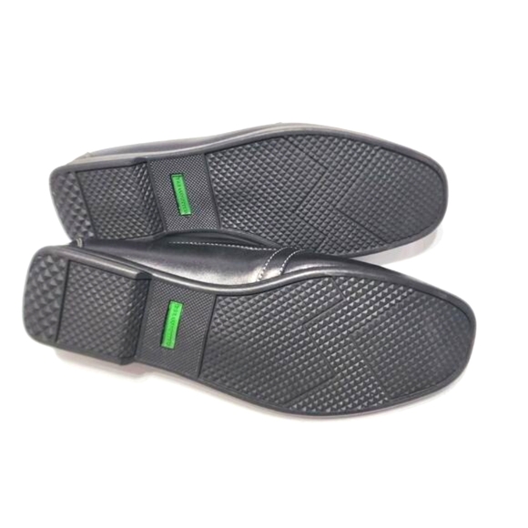 Grasshoppers Women's Black Leather Comfort Flats Size 8.5 Business Casual Loafer - Picture 8 of 8